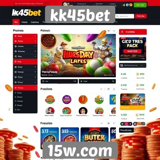 Acessibilidade e usabilidade do site kk45bet