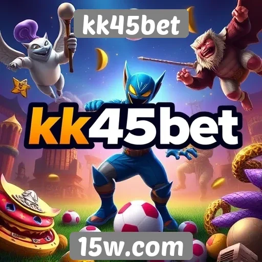 Diversidade de jogos disponíveis no kk45bet