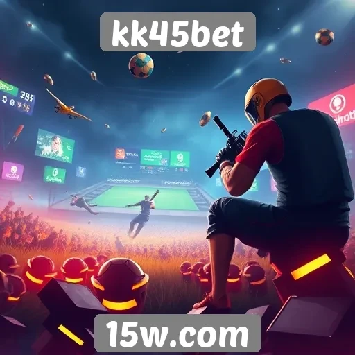 Competição entre plataformas de jogos e o kk45bet