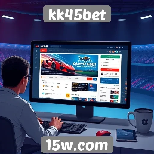 Análise da experiência do usuário no site kk45bet