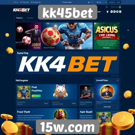 Interface do usuário no site kk45bet é intuitiva